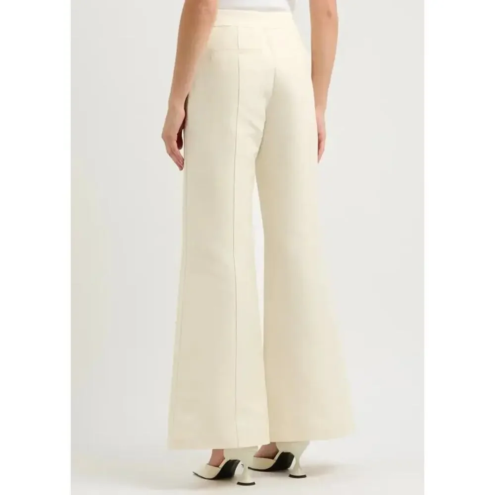 CLEA Maverick Wide-leg Cotton-blend Trousers Size L NWT Retail $588 Tuckernuck